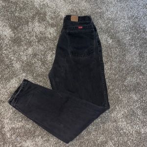 VINTAGE black Rustlers for women. Made in USA